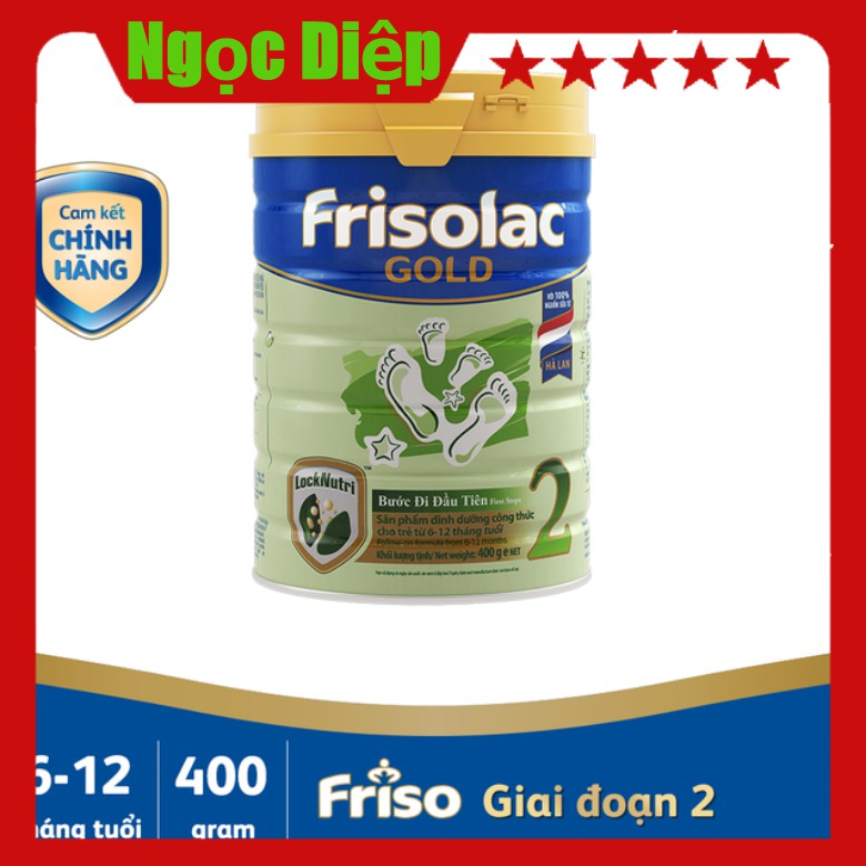 (CHÍNH HÃNG) Sữa bột FRISOLAC GOLD 2 400G