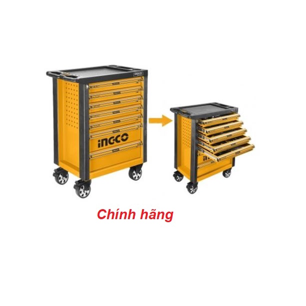 ĐỒ NGHỀ INGCO Bộ 162 công cụ trong tủ kéo 4 ngăn HTCS271621 (Cam kết Chính Hãng 100%)