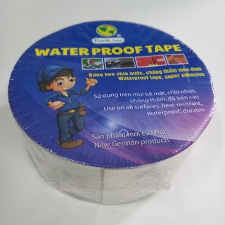 Băng Keo Chống Dột, Chống Thấm Earth Tape Đức 5cm x 5m - Keo dán đa năng siêu dính, chịu nước, chịu nhiệt, chống thấm,..