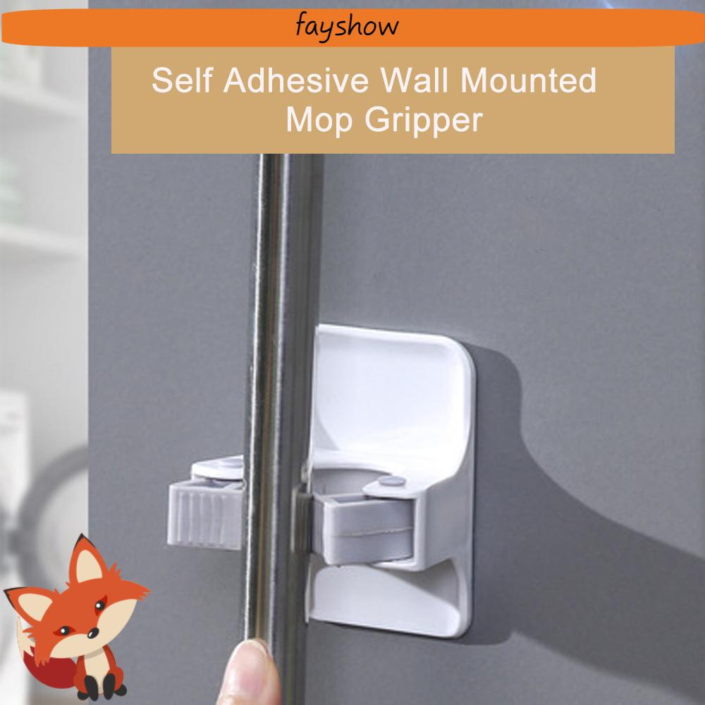 Giá Đỡ Chổi/Cây Lau Nhà Gắn Tường Tự Dính Có Thể Tái Sử Dụng Cho Nhà Bếp