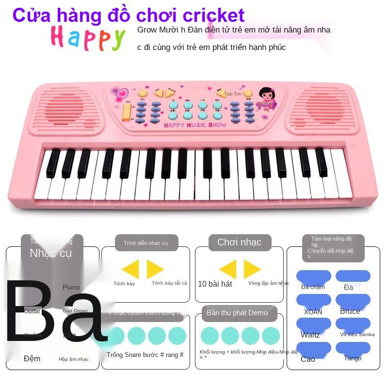 bàn phím 37 dành cho trẻ mới bắt đầu, đồ chơi em, bé gái, trường tiểu học đàn piano đa chức năng âm nhạc