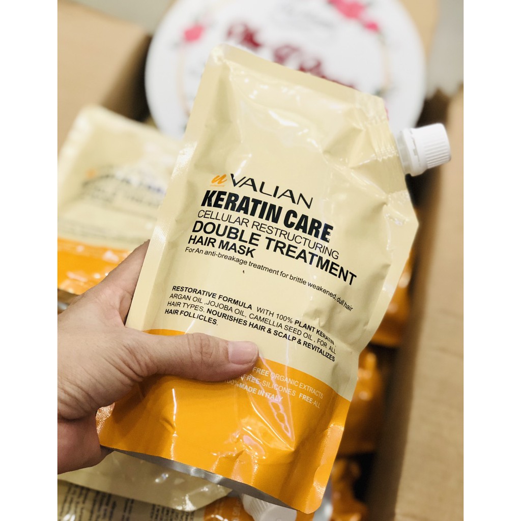 HẤP TÓC TÚI VALIAN KERATIN CARE 500ML