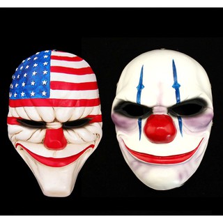 mặt nạ hóa trang payday - CHÚ HỀ MŨI ĐỎ ĐẦU CÓ SAO XANH mã RFY54 Lsp17