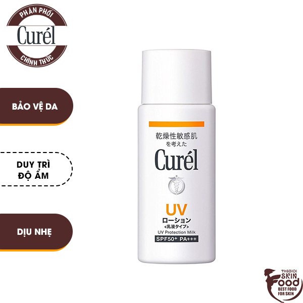 Sữa Chống Nắng Dành Cho Mặt Và Toàn Thân Curél UV Protection Milk SPF50+/PA+++ 60ml