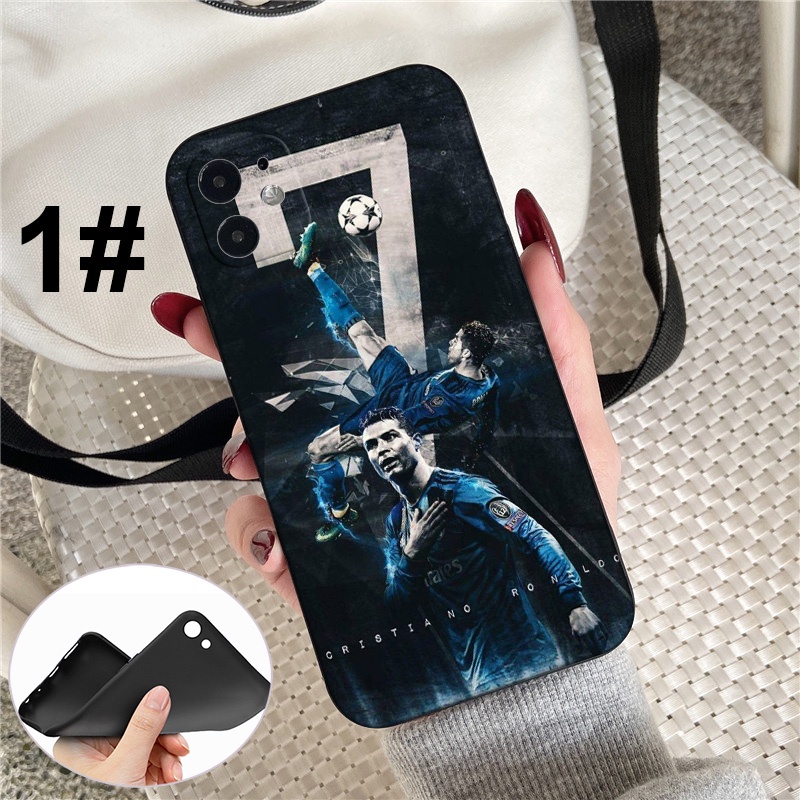 Ốp điện thoại mềm mã GR33 hình Cristiano Ronaldo CR7 thích hợp cho iPhone XR X Xs Max 7 8 6s 6 Plus 5 5s SE 2020