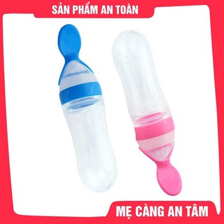Bình thìa ăn dặm Silicon cho bé