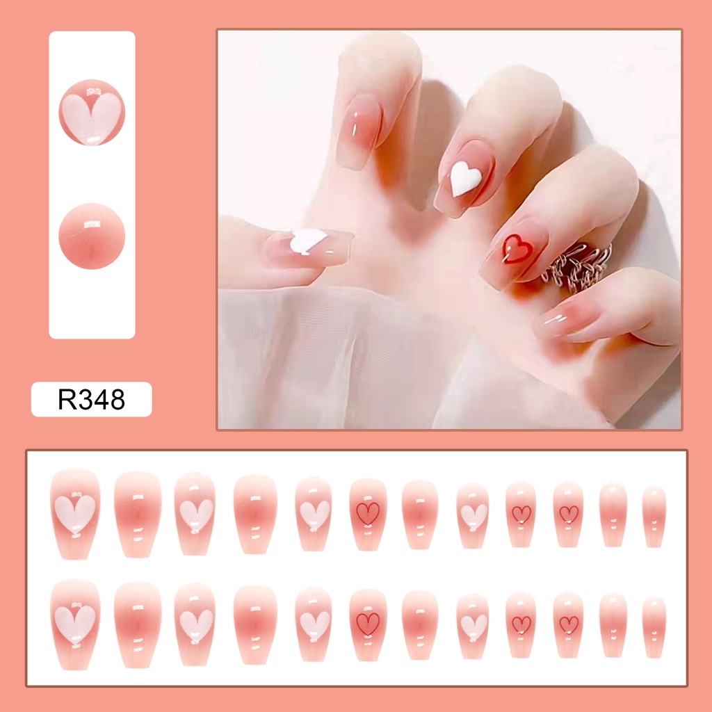 Móng tay giả /Kèm keo/ siêu xinh làm nail mã [R341-380]
