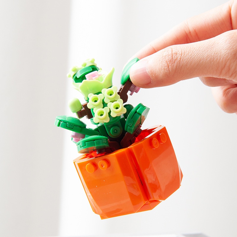 Đồ chơi trẻ em Xếp Hình Chậu Cây Bonsai Dành Cho Trẻ