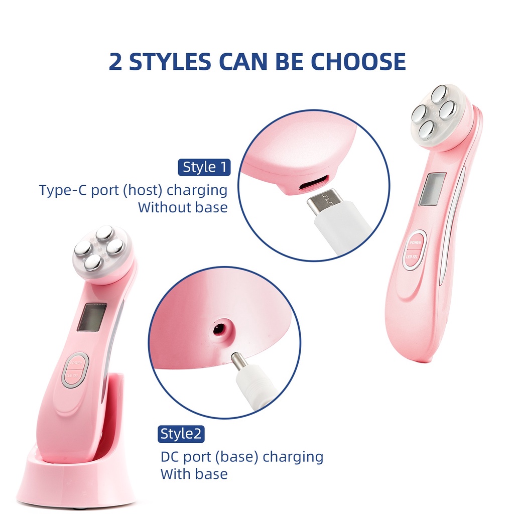 Máy điện phân FOREVERLILY 5 trong 1 RF photon loại bỏ nếp nhăn và trẻ hóa làn da