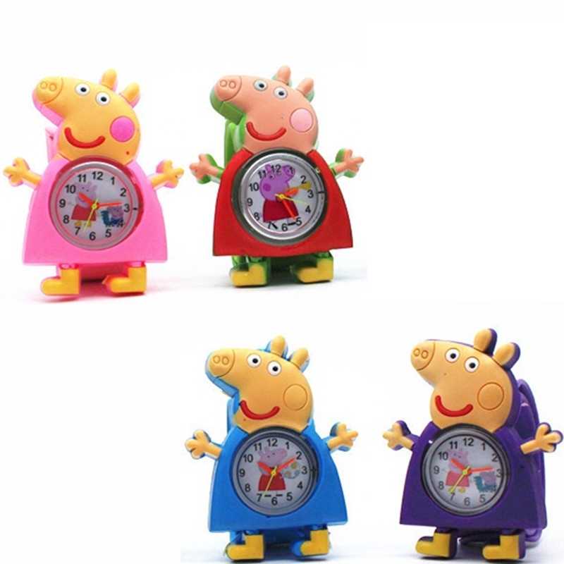 Đồng Hồ Điện Tử Hình Heo Peppa Dễ Thương Cho Bé