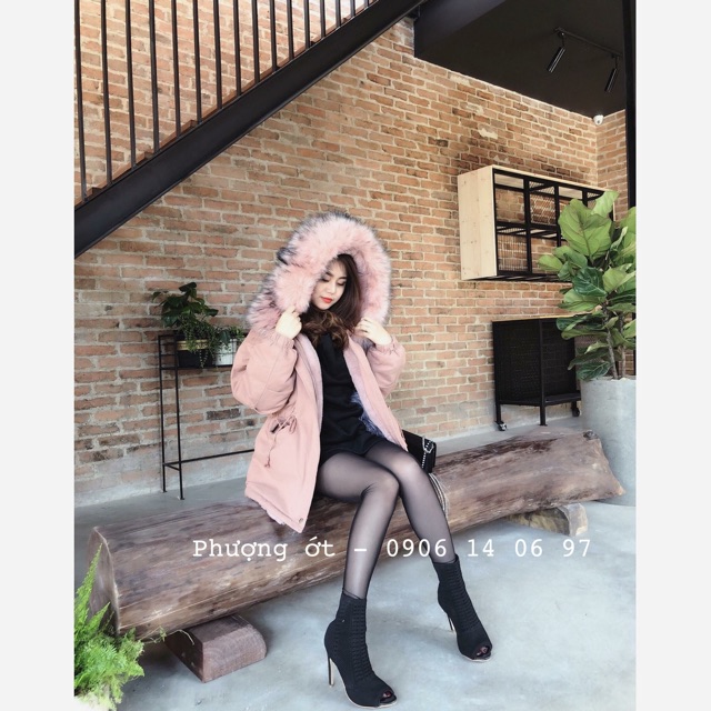 XẢ HÀNG SALE SÓC Áo khoác parka kaki mũ lông hàng chuẩn loại 1 freesize | BigBuy360 - bigbuy360.vn