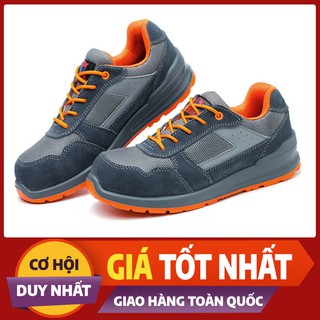 Giày da bảo hộ lao động thời trang JK6312 chính hãng mũi sắt siêu nhẹ