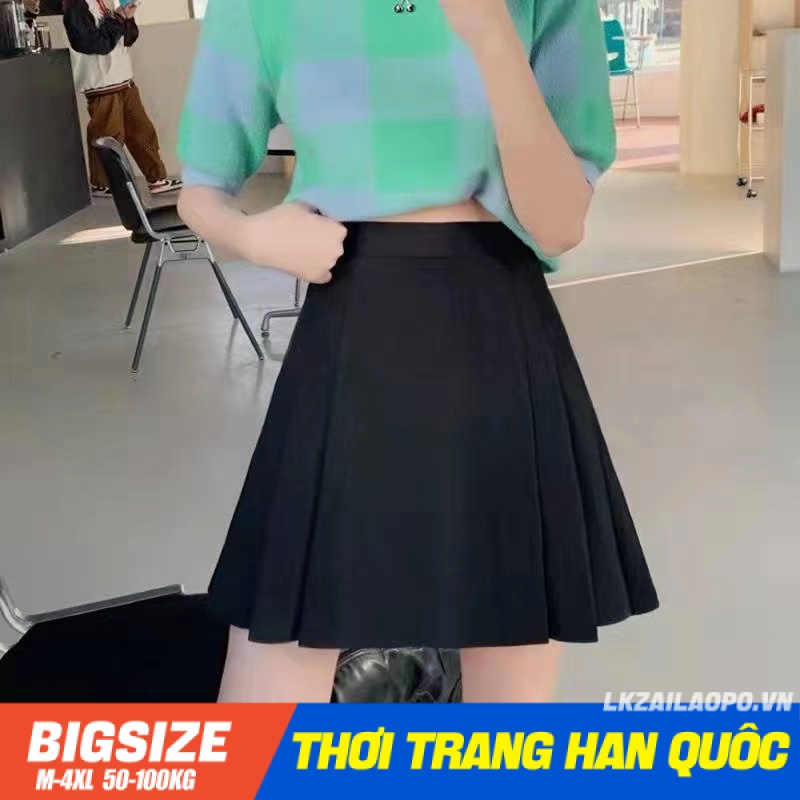 chân váy dài Bigsize chân váy chữ a nữ lưng cao cạp cao mùa xuân hè Phong cách Hàn Quốc Thời Trang sang chảnh cá tính xinh đẹp quảng châu cao cấp