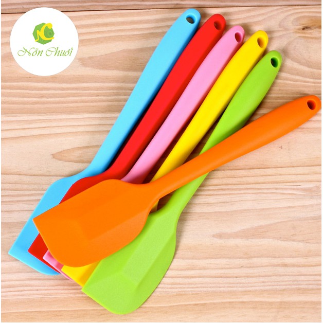 Phới silicon 28cm/spatula phới trộn bột/vét bột