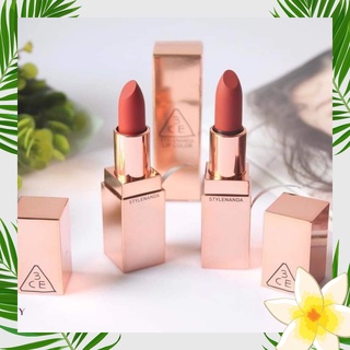 Son Thỏi 3CE Matte Lip Color Chính Hãng, Son lì 3 Concept Eye đỏ đất, cam đất, cam hồng [HIEUPARIS SHOP]