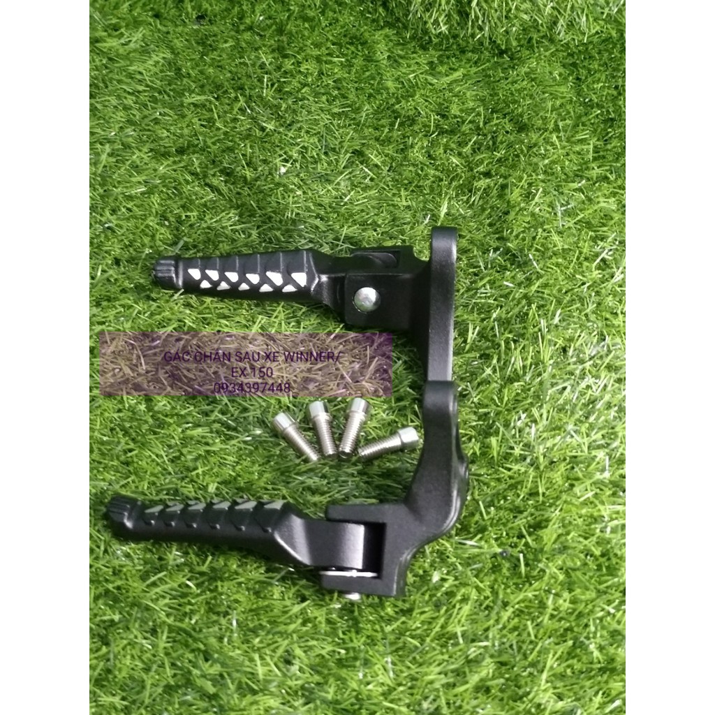 Bộ Gác Chân Sau Ngắn Dành Cho EX 150 Nhôm Đúc