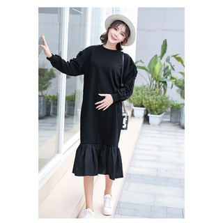  Váy bầu nỉ da cá cao cấp 2019