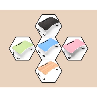 Bàn gỗ gấp gọn có khe để ipadds - bàn học mini