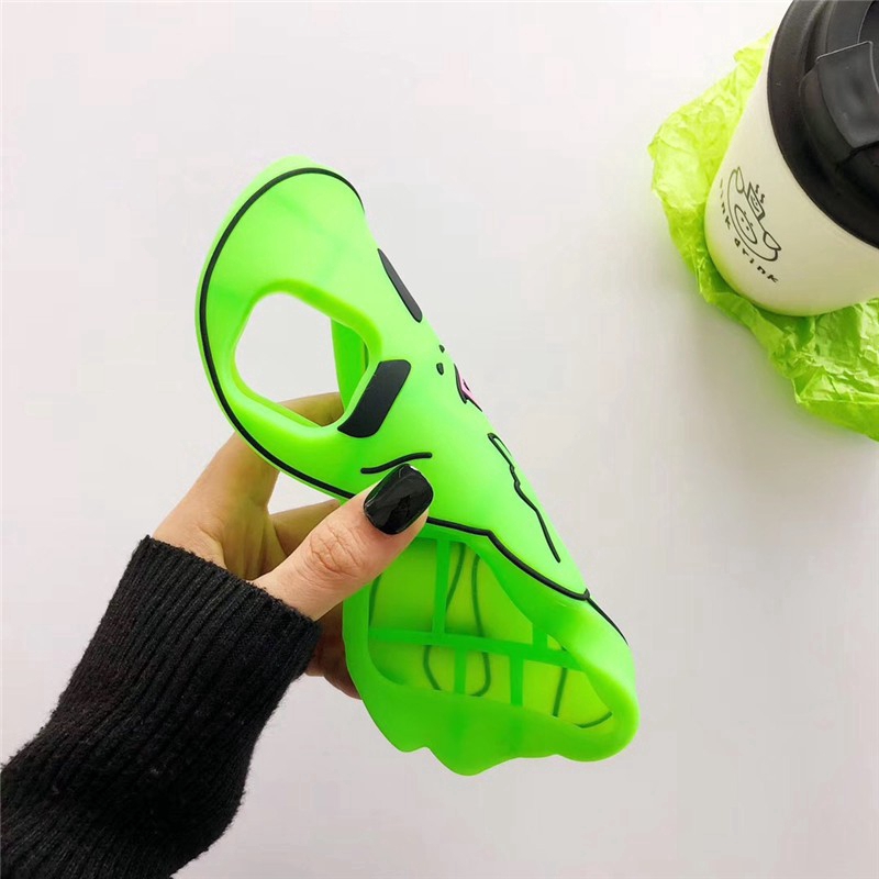 Ốp điện thoại silicon hình người ngoài hành tinh 3D cho iPhone 11 Pro MAX 12mini 12 pro max X XS MAX XR 6 6s 7 8 Plus | BigBuy360 - bigbuy360.vn