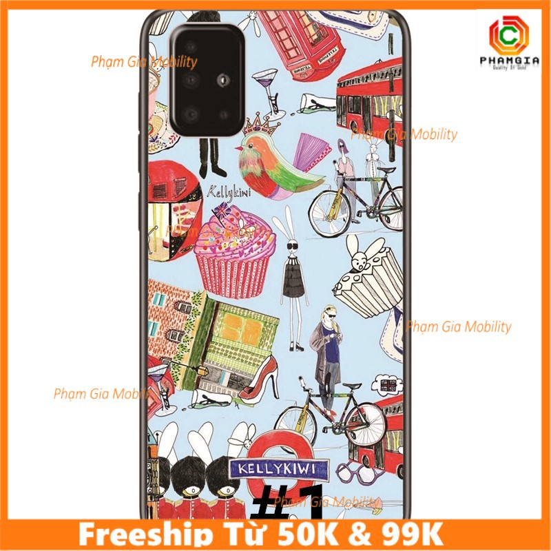 Case ốp lưng Cartoon Elephant Samsung Galaxy A71/A51/A41/A31/A21/A11 Soft, TPU