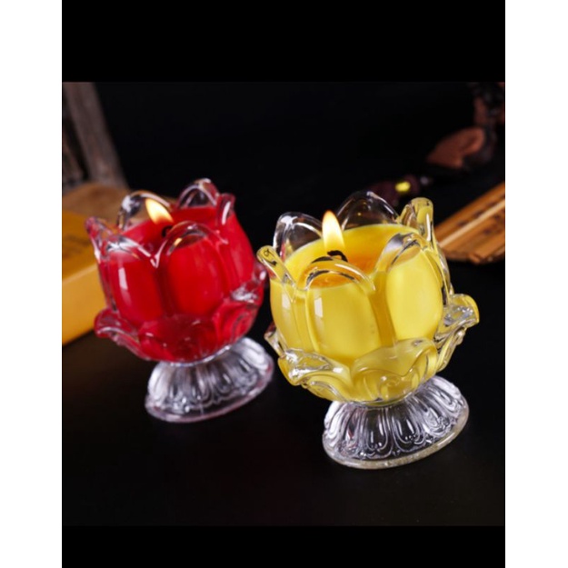 Nến bơ búp sen cháy hơn 12h