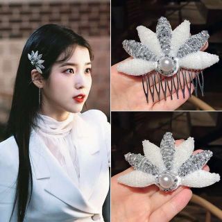P47 Kẹp Mái Ngọc Phong Cách Hàn Quốc khách sạn ánh trăng Hotel Del Luna IU
