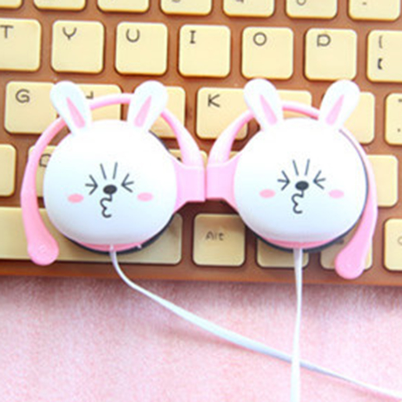 Tai nghe đeo vành tai họa tiết hoạt hình dễ thương cho nam và nữ