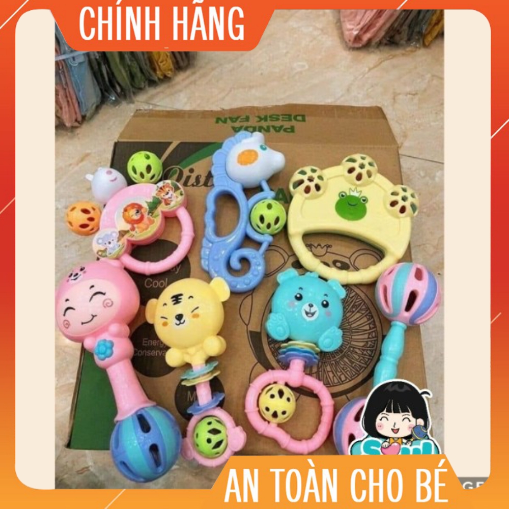 BỘ ĐỒ CHƠI XÚC XẮC 7 MÓN HÌNH THÚ CHO BÉ