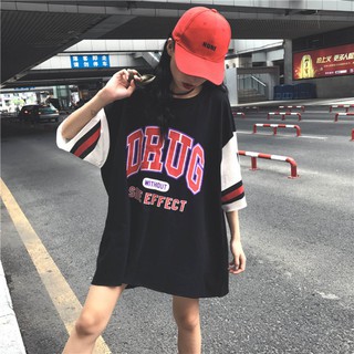 Áo thun phong cách bóng rổ cỡ lớn in chữ cho nữ