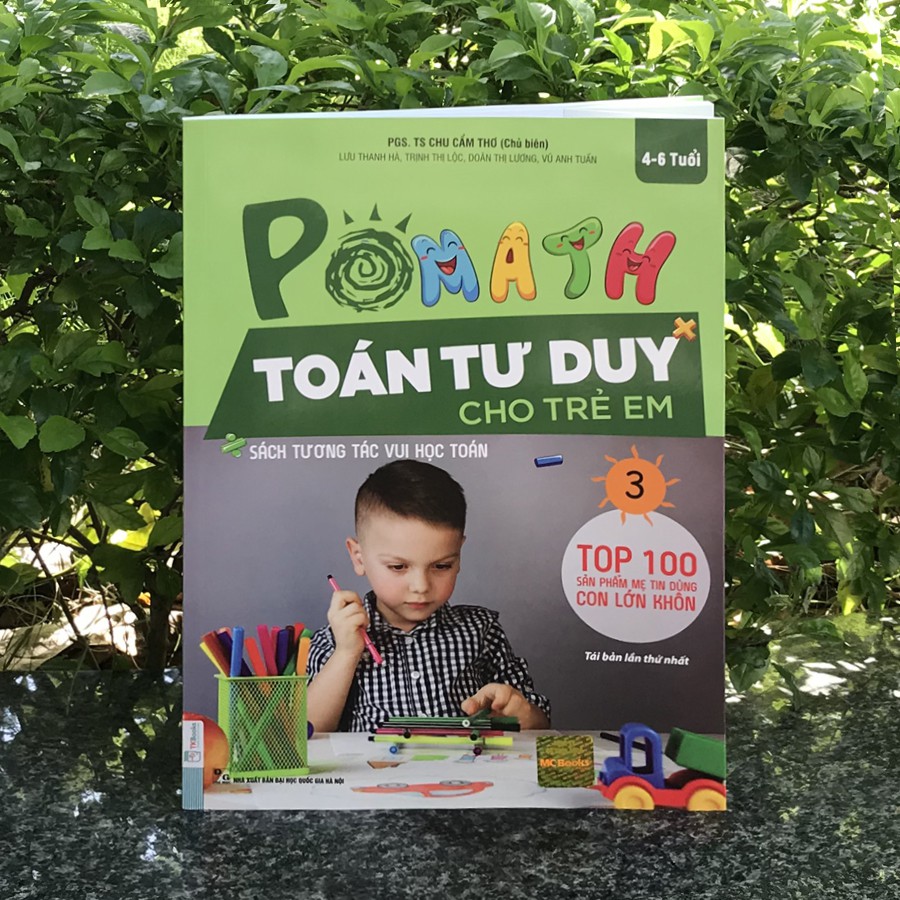 Sách - Pomath - Toán tư duy cho trẻ em (Bộ 6 quyển) | BigBuy360 - bigbuy360.vn