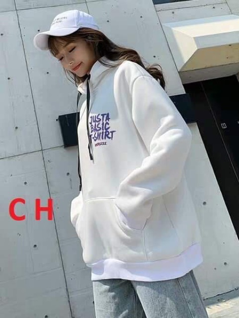 Áo hoodie Justar in lưng COH1019