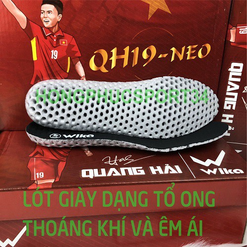 [TẶNG TẤT] GIÀY ĐÁ BÓNG QH19-NEO QUANG HẢI MÀU KEM