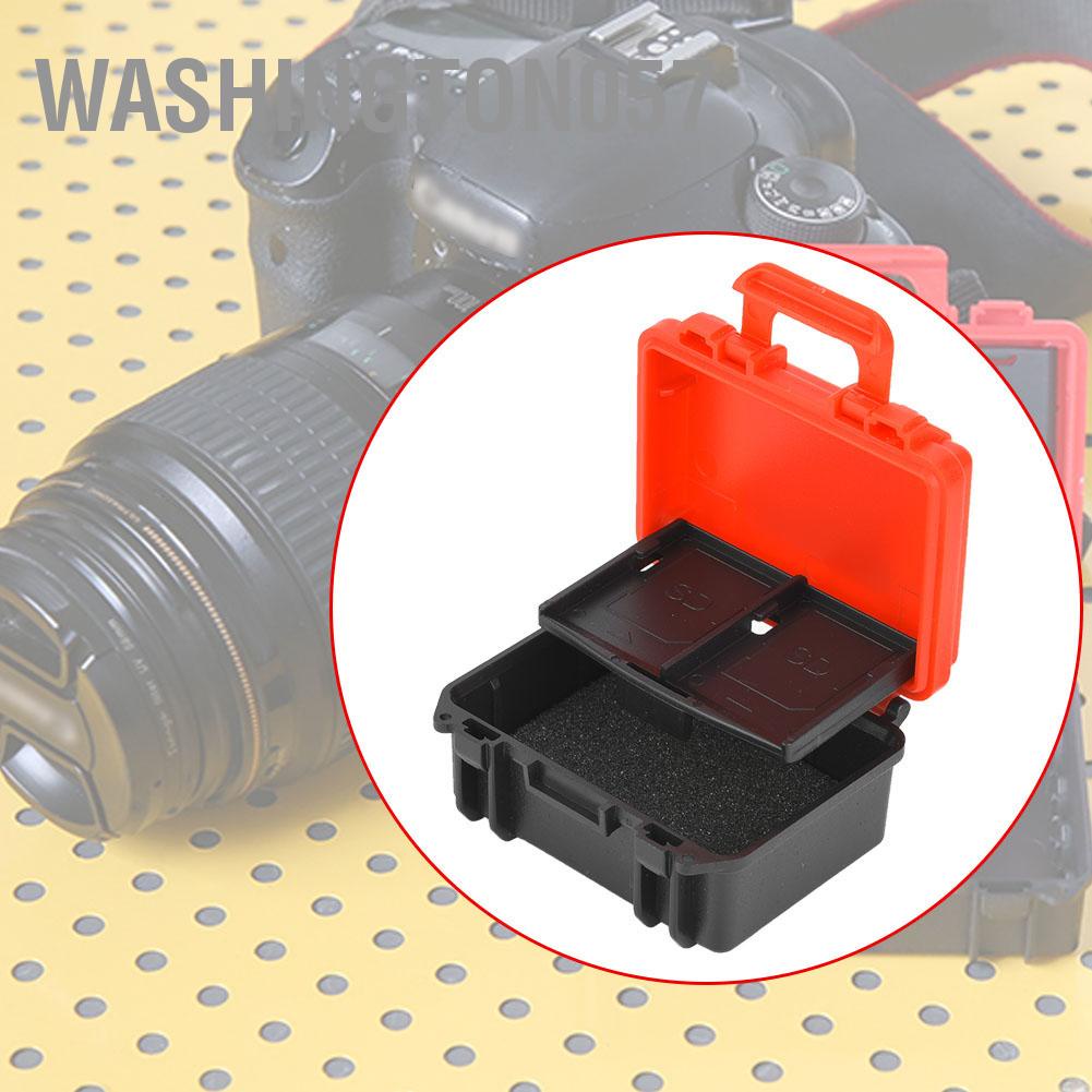 Có thể bán buôn Máy ảnh ABS Pin CD Thẻ nhớ Hộp đựng hộp chống bụi cho Canon P-E6 Washington057 Hàng giao ngay