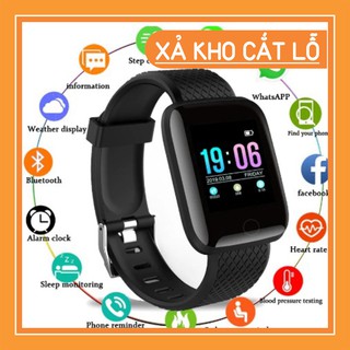 Xả kho -  Đồng hồ thông minh Smart Watch 116 plus chống nước theo dõi vận động hỗ trợ theo dõi sức khỏe và định vị GPS