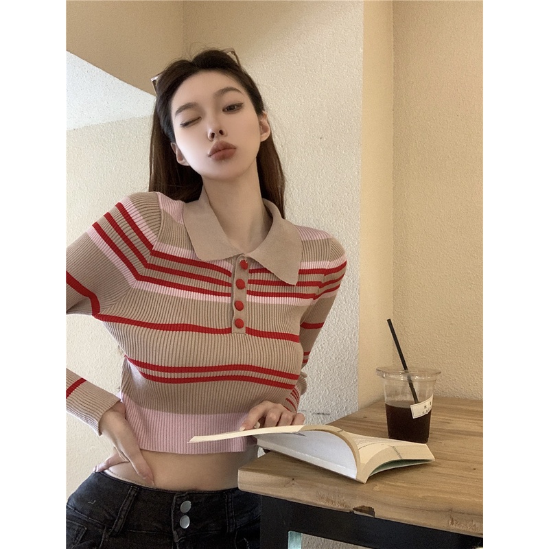 NRVP Áo Sweater Dài Tay Phong Cách Hàn Quốc Sành Điệu Dành Cho Nữ