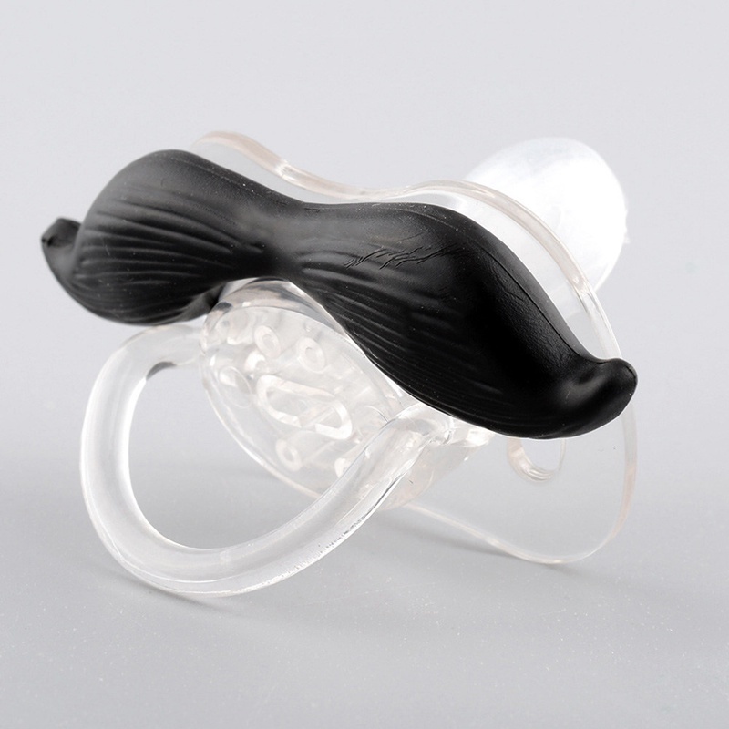 Núm ti ngậm nướu hình bộ râu ngộ nghĩnh cho bé