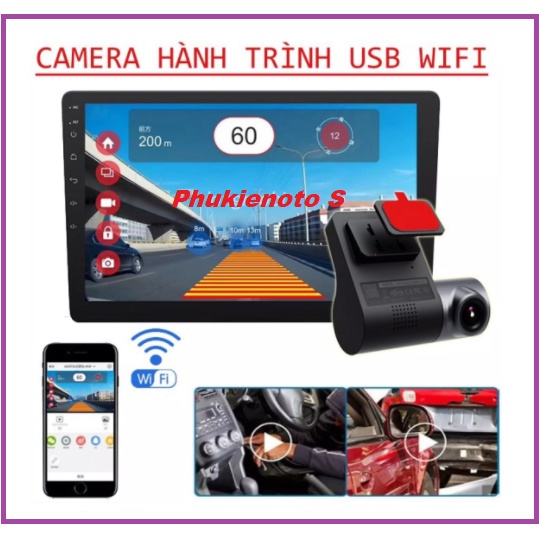 V2 WIFI Camera Hành Trình Cho Màn Hình Android,Cảnh báo làn đường.CAM hành trình kết nối wifi- xem trên điện thoại | BigBuy360 - bigbuy360.vn