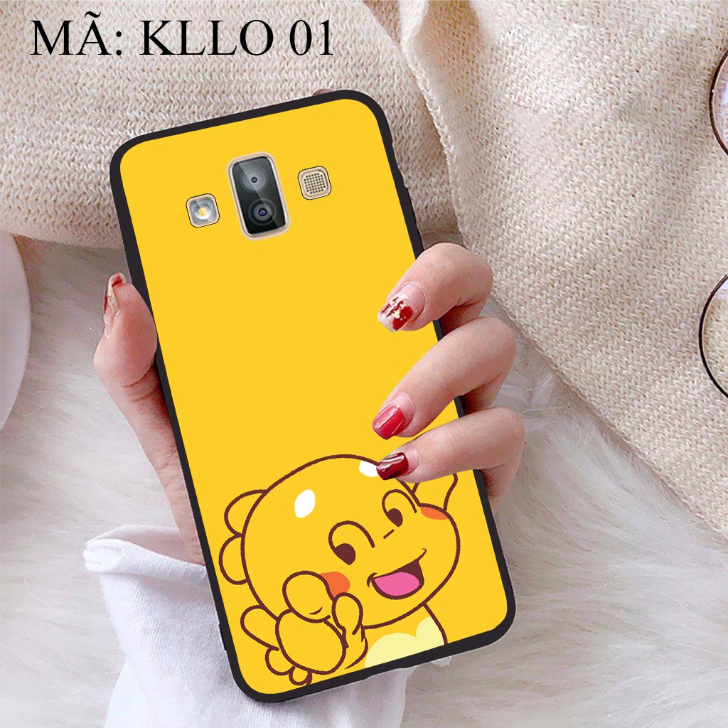 Ốp lưng Samsung J7 Duo viền dẻo TPU BST Khủng Long Lai Ong