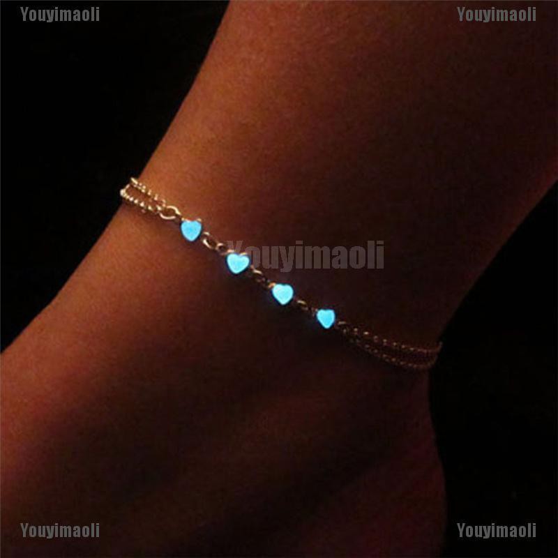 Vòng lắc chân dạ quang xinh xắn dành cho nữ | BigBuy360 - bigbuy360.vn