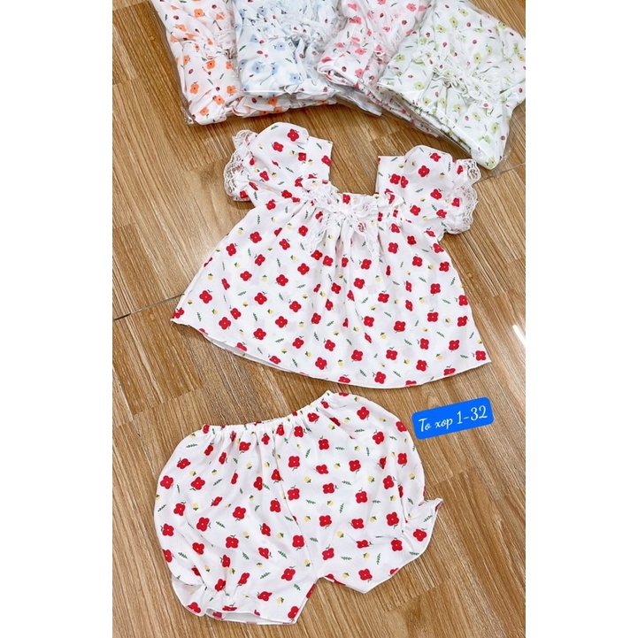 Combo 3 Bộ Tơ Xốp Tay Ngắn Bé