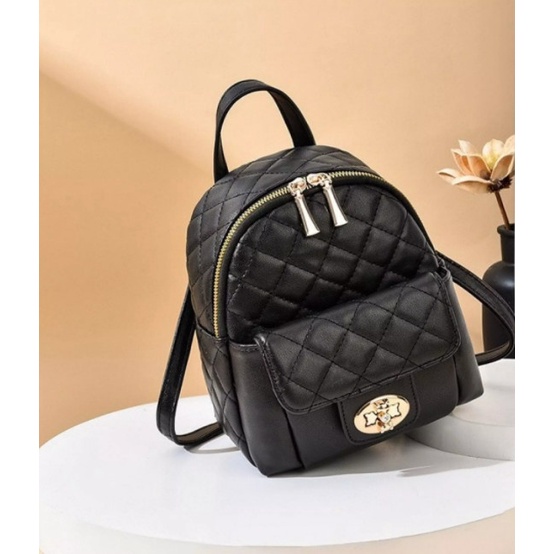 Balo nữ mini trần trám mắt mèo xinh xắn trendy Hàn Quốc TTM21