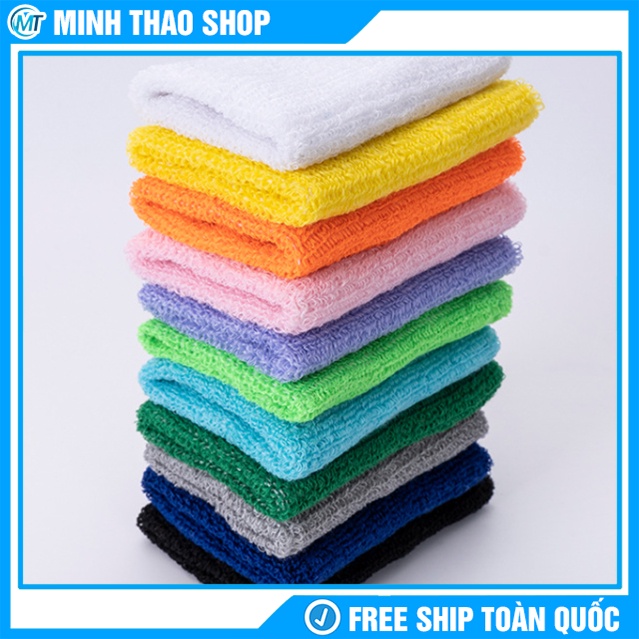 Bao Cổ Tay Thấm Hút Mồ Hôi Thể Thao - Phụ Kiện Cho Nam/ Nữ Thiết Kế 4 Chiều Co Giãn Hỗ Trợ Cho Việc Vận Động, Tập Thể Dụ
