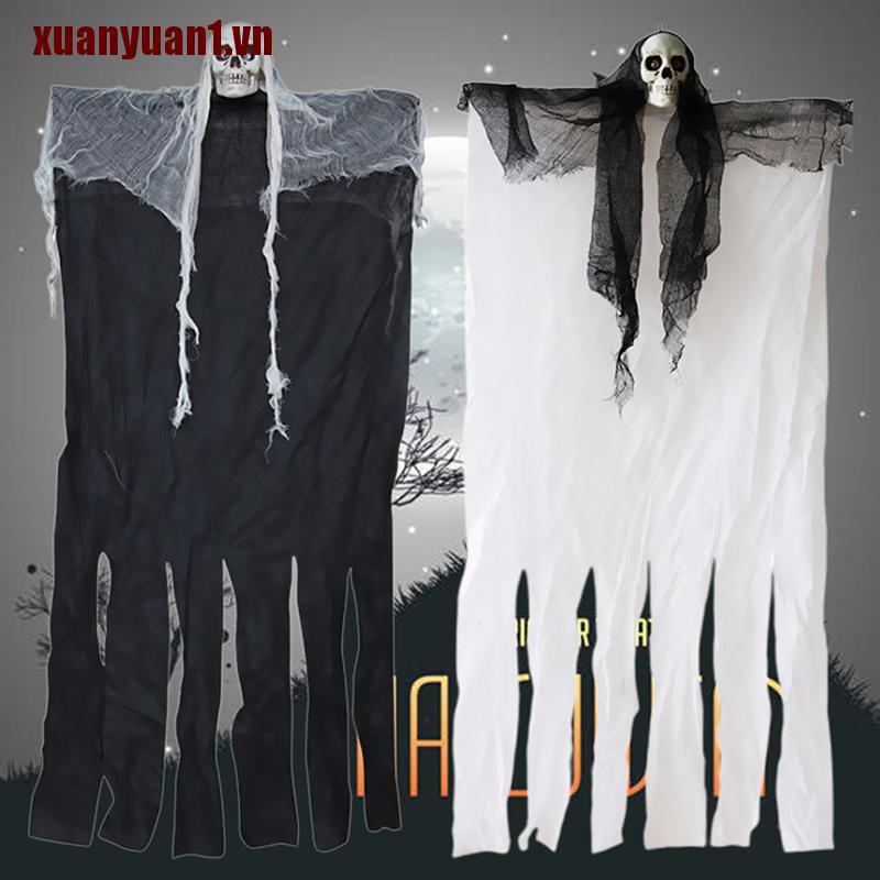 Bộ Xương Trắng Đen 100cm Trang Trí Halloween 2020