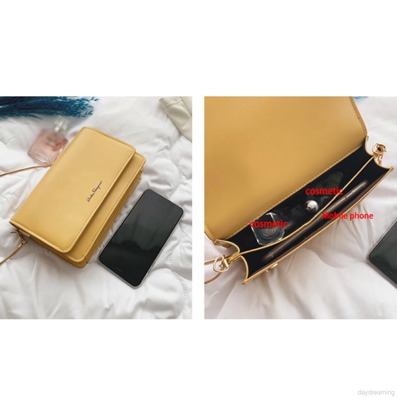 Túi da PU đeo chéo thời trang cho nữ