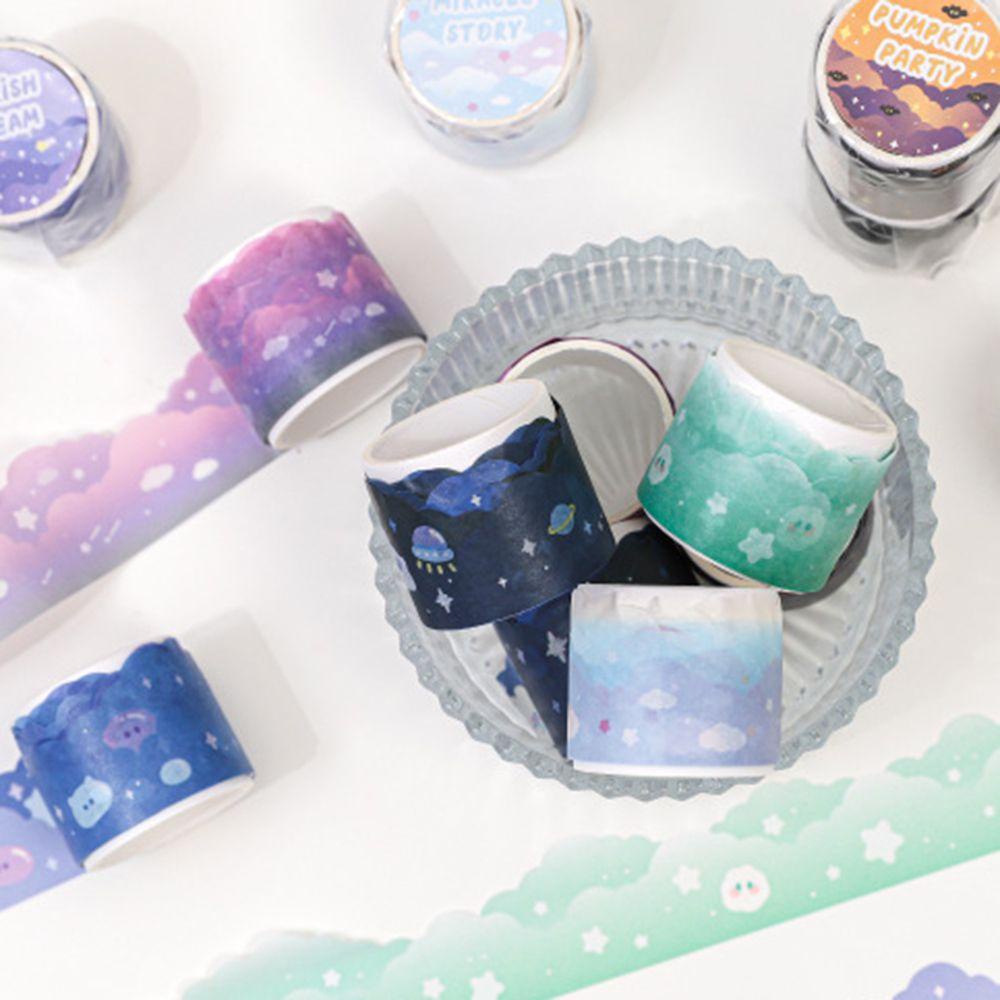 Giấy Dán Trang Trí Sổ Tay Hình Đám Mây Phong Cảnh Xinh Xắn