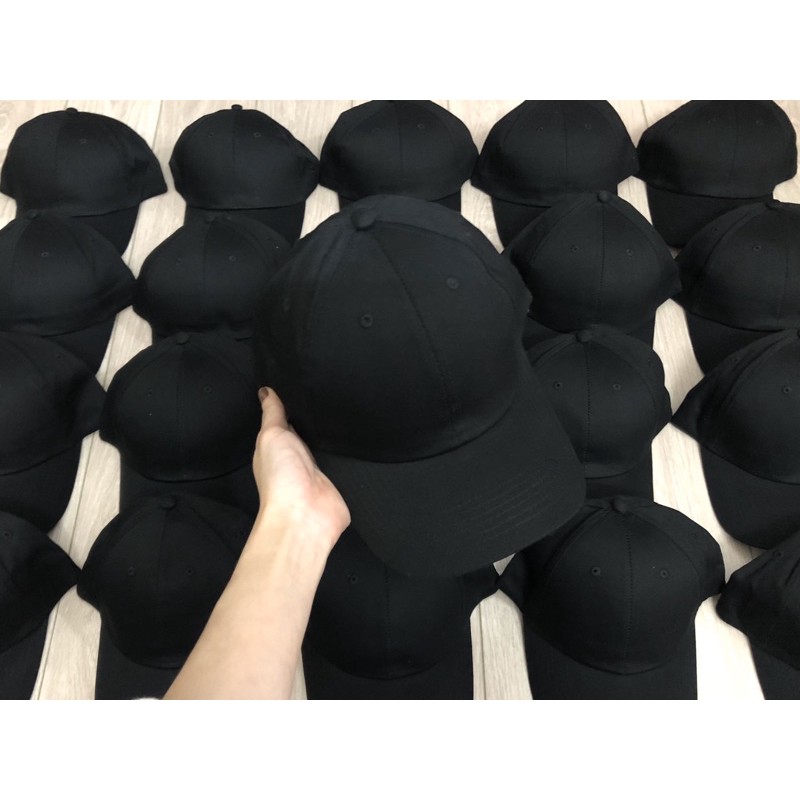 Mũ lưỡi trai đen bé trai