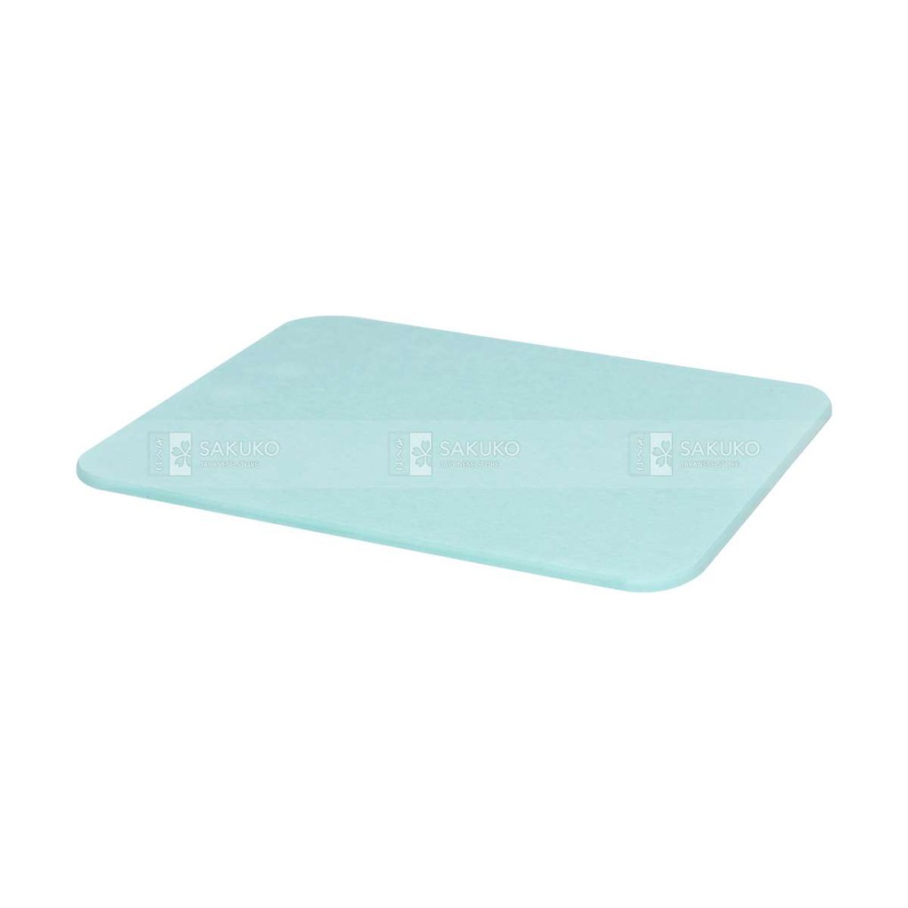 BESUTOKO- Thảm đá Diatomite siêu thấm màu xanh 45x35x0.9cm