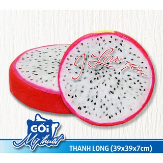 [Hàng VN] Gối tựa lưng 3D - Trái cây (nhiều loại)