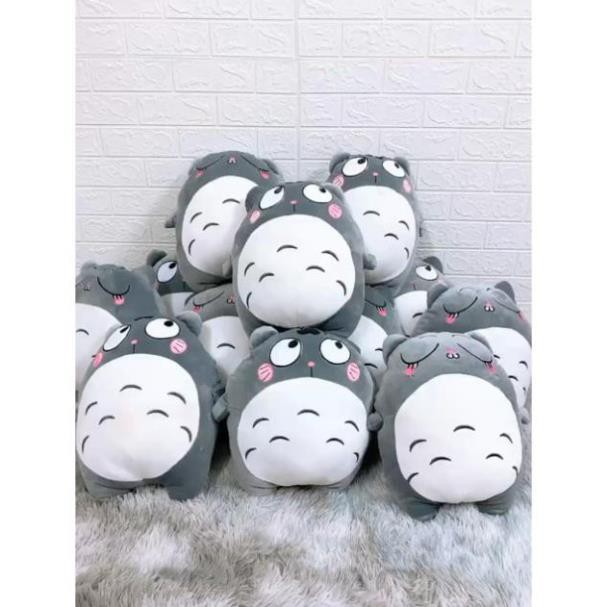 Gối ôm gấu bông Totoro thú nhồi bông kích thước 40 cm mbthu81