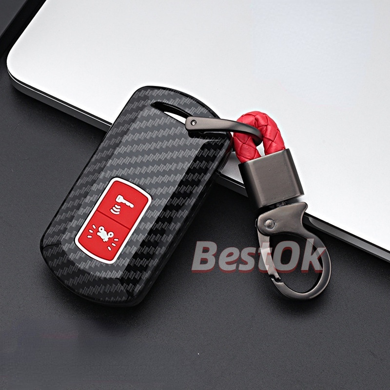Vỏ Bảo Vệ Chìa Khóa Điều Khiển Từ Xa Bằng Sợi Carbon Cho Xe Hơi Honda Lodi Airblade 150 Click 150
